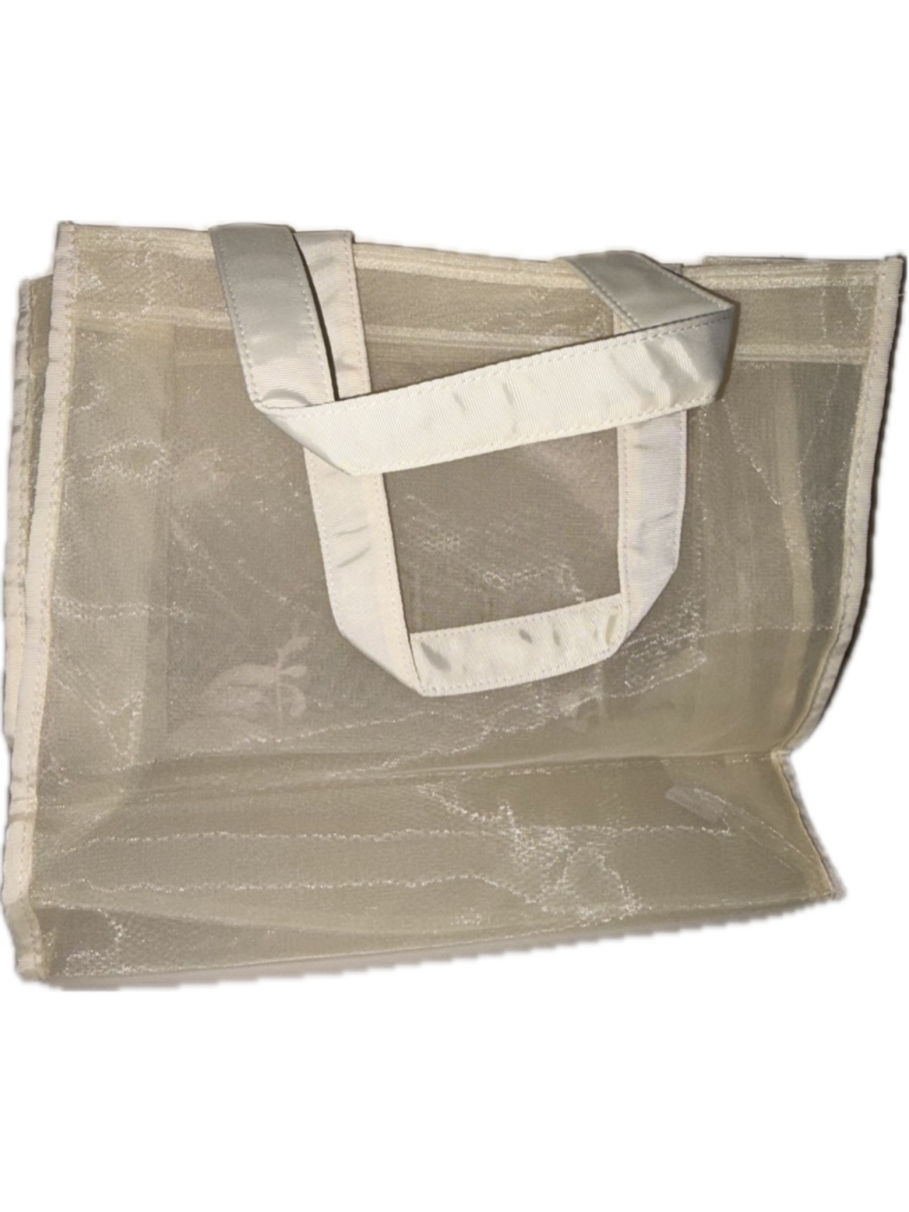 Dior Beauty Floral Embroidered Mesh Tote Bag - Picture 3 of 9